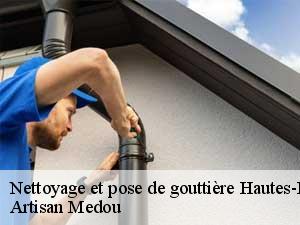Nettoyage et pose de gouttière Hautes-Pyrénées 