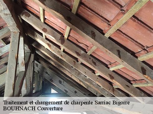 Traitement et changement de charpente sarriac-bigorre-65140